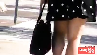 Candid ASSES in dresses and skirts 2